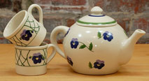 Hartstone Pansy Tea Set