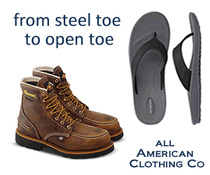Shoes, Boots and Sandals made in USA from All American Clothing