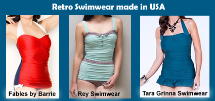 Retro Swimwear made in USA