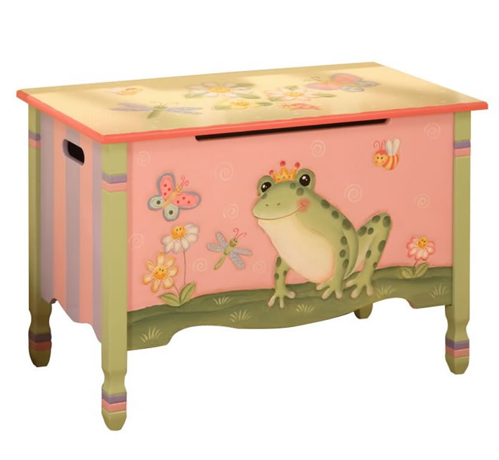 Fantasy Fields Hand Carved Magic Garden Toy Chest