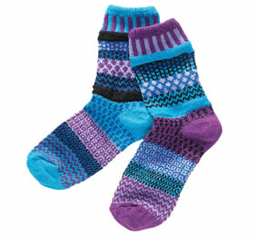 Black Raspberry Socks made in Vermont